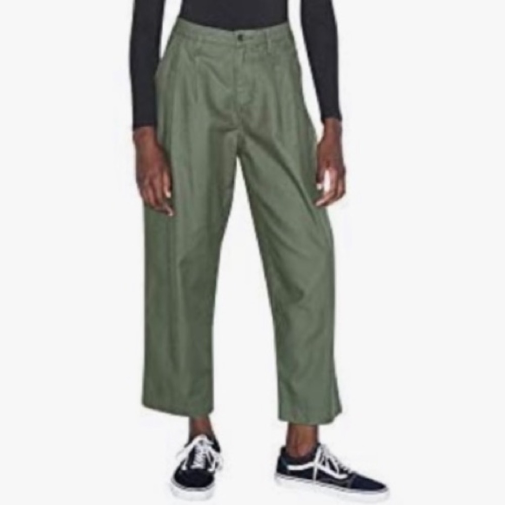 American Apparel Women's Twill Pleated Pants